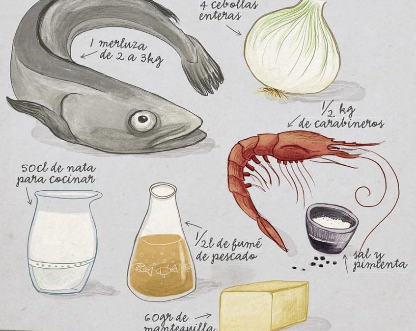 MERLUZA AL HORNO  – Pedro Amatria del Restaurante Obas